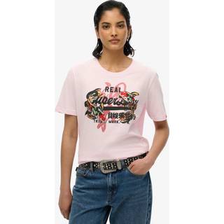 Superdry 100% bomuld Vintage Logo Tokyo afslappet T-shirtEU 36 (UK 8)