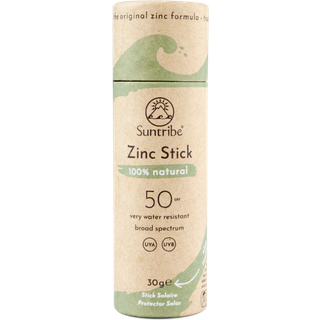 Suntribe Sports Zinc Stick Mineral beskyttelses stick SPF 50 Mint Green 30 g - 30 g