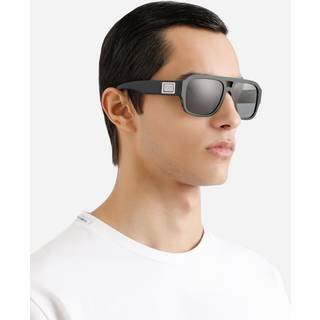 Dolce & Gabbana Mand DG4506 3090/1 Solbriller Acetat Grå Grå Pilot Normal