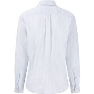FYNCH-HATTON Linen Fine Stripe - Blå