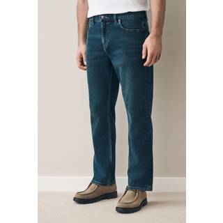 Next Ink Blue Straight Fit Signature Soft Touch Denim Jeans