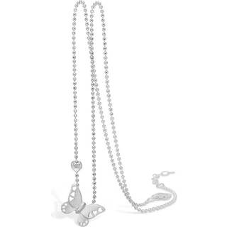 Blossom Copenhagen halskæde med sommerfugl, 45cm