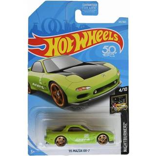 Hot Wheels 2018 50-års jubilæum Nightburnerz '95 Mazda RX-7 141/365 Green