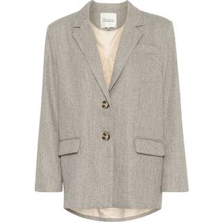 My Essential Wardrobe Emmymw Blazer Jakker 10705045 Oatmeal Melange (42)