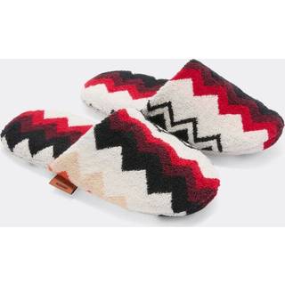 Missoni Bath Linens - 'Best' soft slippers, red multicolor in MULTICOLOR EXTERNAL: 100%Cotton - PADDING