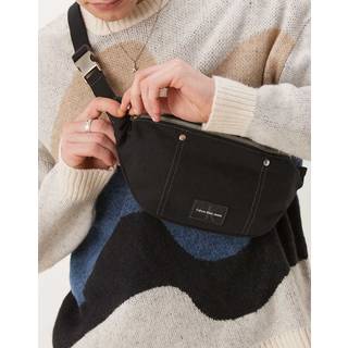 Canvas Bum Bag - Black - One Size