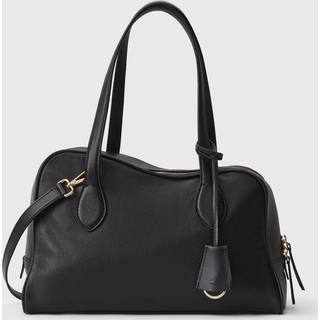 ATP Atelier Bag Noale Grained Leather Top Handle ONESIZE - Black - ONESIZE