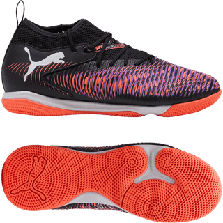 Puma FUTURE 8 MATCH IT Mid Football Boots Youth, Black, Size 34.5, Shoes - Glowing Red - 34.5