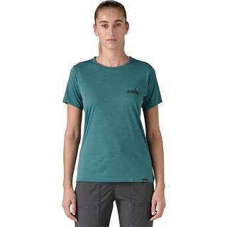 Patagonia Women's Cap Cool Daily Graphic Shirt Funktionsshirt Damer størrelse XL farve turkis