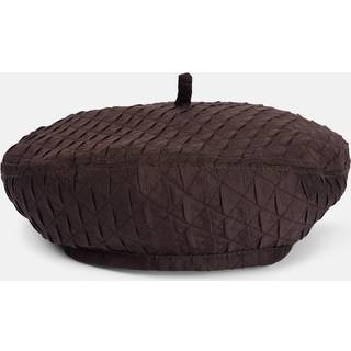 Loro Piana Anna silk beret - brown - M