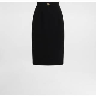 Dolce&Gabbana DG virgin wool pencil skirt - black - XS