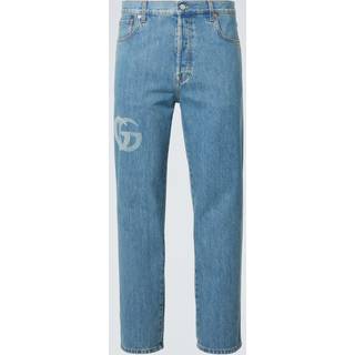 Gucci Double G mid-rise slim jeans - blue - 33