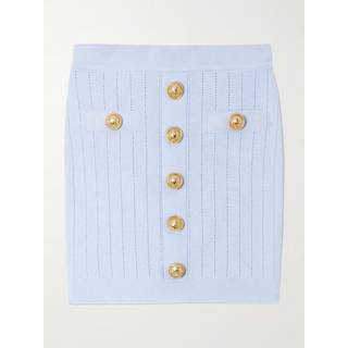 Balmain Knitted miniskirt - blue - XXXL