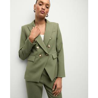Veronica Beard Miller Dickey blazer - green - XXXS