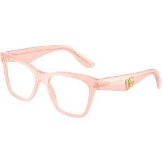 Dolce & Gabbana Kvinde DG3374 3384 Optiske stel Acetat Rosa Transparent Firkantet Normal