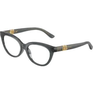 Dolce & Gabbana Børn DX5005U 3241 Optiske stel Injiceret Sort Transparent Sommerfugl Normal