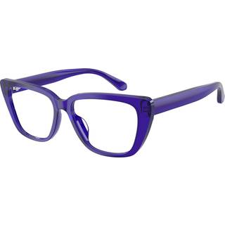 Emporio Armani Kvinde EA3256U 6253 Optiske stel Acetat Violet Transparent Cat Eye Normal