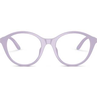 Emporio Armani Børn EK4005U 62741W Solbriller Injiceret Violet Transparent Rund Normal