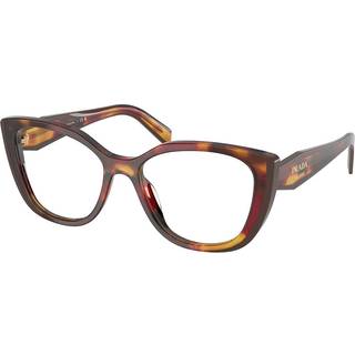 Prada PR B04VF Asian Fit 22A1O1 55 Briller Kvinder Tortoiseshell - Bordeaux - 55mm