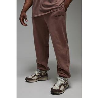 Mens Mocha One More Rep Oversized Washed Jogger