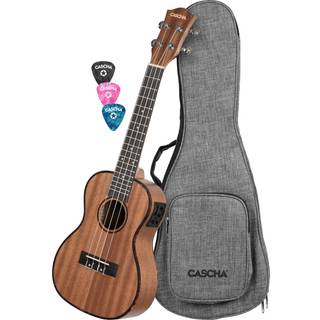 Cascha HH2035EL Mahogany LH Set Koncert Ukulele
