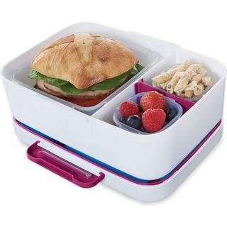 Rumbermaid frokostbl?d l?kagesikre hovedret frokostcontainerkit med kasse Lille roer r?d