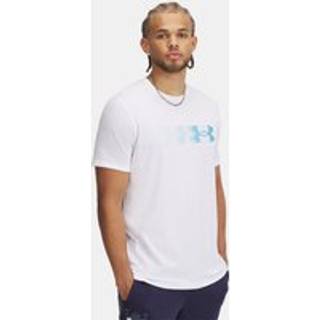 Under Armour Fly In Logo Men's Short Sleeve White / Ether Blue XS
