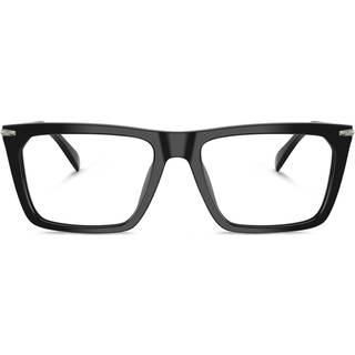 Michael Kors Mand MK4157U ECHO PARK 3005 Optiske stel Acetat Sort Transparent Firkantet Normal