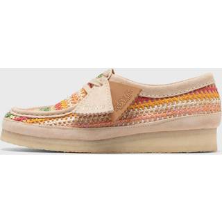 Clarkstil kvinder. 26180170 Wallabee flerfarvede sko (41), Stof, 1-3 cm, Blonder, Casual, Flerfarvet