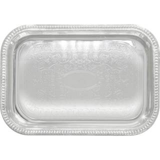 Winco rektangulær bakke 18 af 12-tommer krom 18 """" x 12 """"
