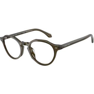 Giorgio Armani Mand AR7264U 6169 Optiske stel Acetat Grøn Transparent Pantos Normal - Grøn