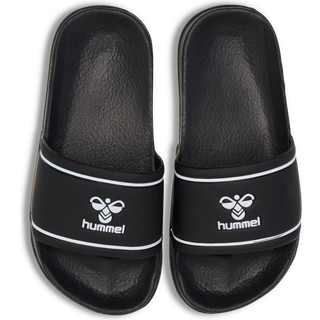 Pool Slide Jr Sandaler, Black/White, 29