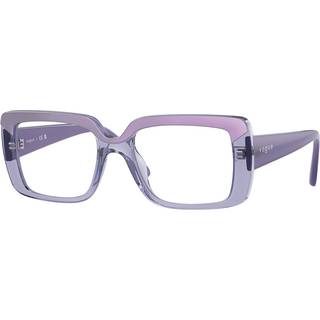 VOGUE EYEWEAR Kvinde VO5636U 3223 Vista -rammer Nylon Violet Transparent Firkantet Normal