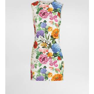 Dolce&Gabbana Floral cotton minidress - multicoloured - XS
