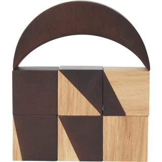 Phase Building Blocks - Natural/Dark Stained