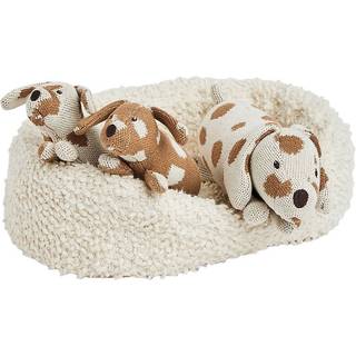Smallstuff Hundekurv med hundemor og hvalpe - (70018-01)