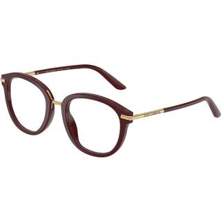 Dolce & Gabbana DG3410 3091 52 Briller Kvinder Burgunder - Bordeaux - 52mm