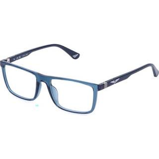 Police VPLQ66 ORIGINS LITE 32 0U11 54 Briller Mænd Blue - Transparent Blue - 54mm