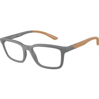 Emporio Armani Mand EA3259 6261 Optiske stel Injiceret Grå Transparent Firkantet Normal