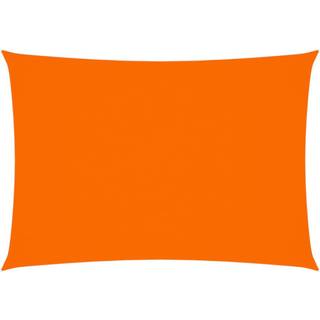 solsejl 3x5 m rektangulær oxfordstof orange
