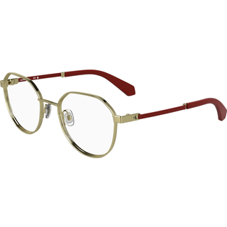 Calvin Klein Junior CKJ25304 717 Optiske stel Metal Guld Firkantet Normal