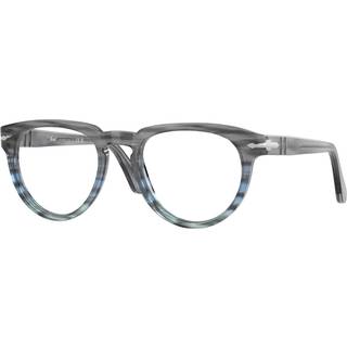 Persol PO3377V 1205 52 Briller Mænd Grå - Striped Grey - 52mm
