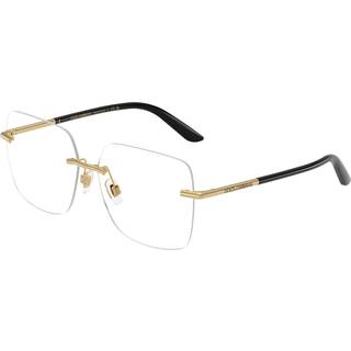 Dolce & Gabbana Kvinde DG1360 02 Optiske stel Metal Guld Transparent Firkantet Normal