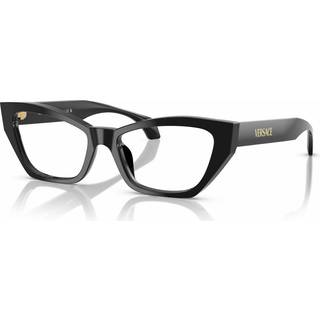 Versace Kvinde VE3373U GB1 Optiske stel Acetat Sort Transparent Cat Eye Normal