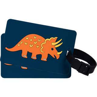 Wildkin Kids -bagagemærker til drenge og piger inkluderer 2 matchende taske -tags og aftageligt informationskort perfekt størrelse til fastgørels