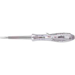 Wiha SoftFinish LK spændingstester med SB ophæng og clips, 110-250V, 3,0 x 60 mm