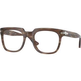 Persol Unisex PO3325V 1208 Optiske stel Acetat Skildpadde Transparent Pillow Normal