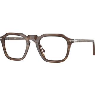 Persol Unisex PO3292V 1208 Optiske stel Acetat Skildpadde Transparent Firkantet Normal