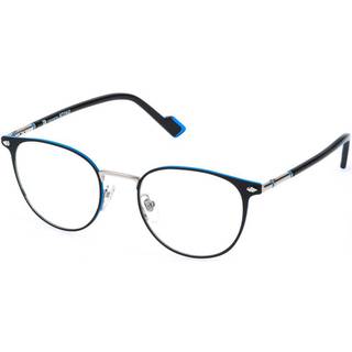 Sting VST556 Q46Y 50 Briller Mænd Black - Shiny Semi Black On Blue - 50mm