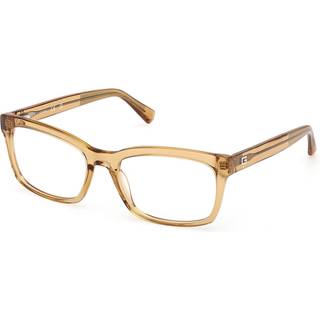 Guess GU50252 039 55 Briller Mænd Gul - Transparent Shiny Dark Yellow - 55mm